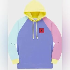Teddy Fresh Blue Hoodie with Red Patch